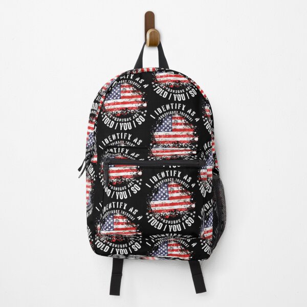 Item preview, I Identify Conspiracy Theorist Funny Gift US Flag designed and sold by Jungle Hub.
