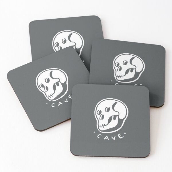 Item preview, Primitive, cave art of a skull with white ink designed and sold by martodesign.