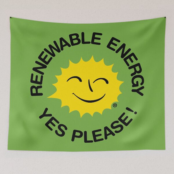 Item preview, Smiling Sun: Renewable Energy, Yes Please! designed and sold by Jarren Nylund.