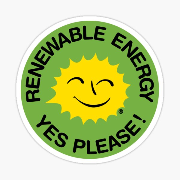 Item preview, Smiling Sun: Renewable Energy, Yes Please! designed and sold by Jarren Nylund.