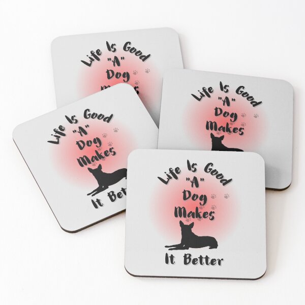 Item preview, " Life Is Good A Dog Makes It Better" Tee Essential T-Shirt " designed and sold by Wabi-SabiStudio.