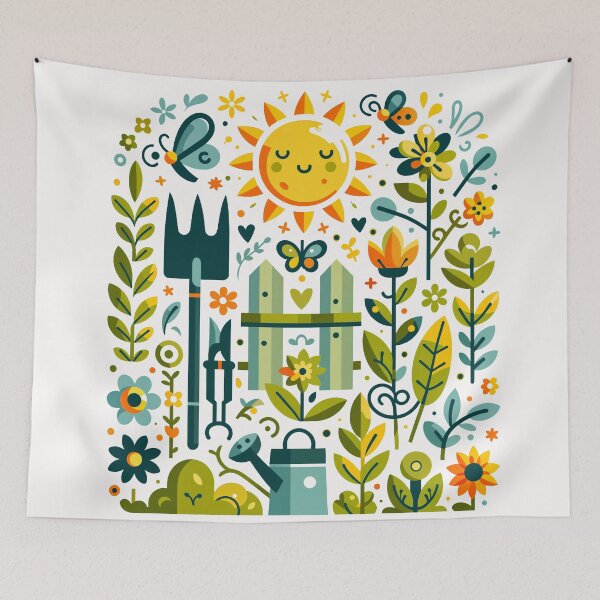 Item preview, Garden Whimsy - Nature's Playful Symphony designed and sold by Claude  Leblanc.