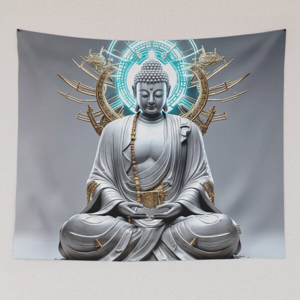 Item preview, buda cibernético designed and sold by piakestore.