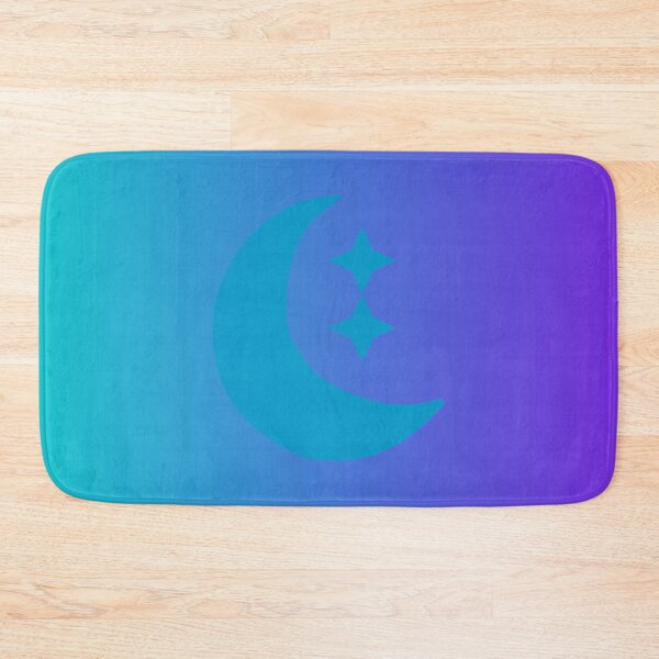 Item preview, Blue Crescent Moon & Stars in Gradient Night Sky designed and sold by ShaunSandhu.