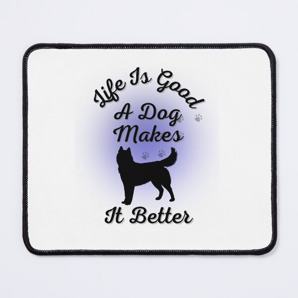 Item preview, " Life Is Good A Dog Makes It Better" Tee Essential T-Shirt " designed and sold by Wabi-SabiStudio.