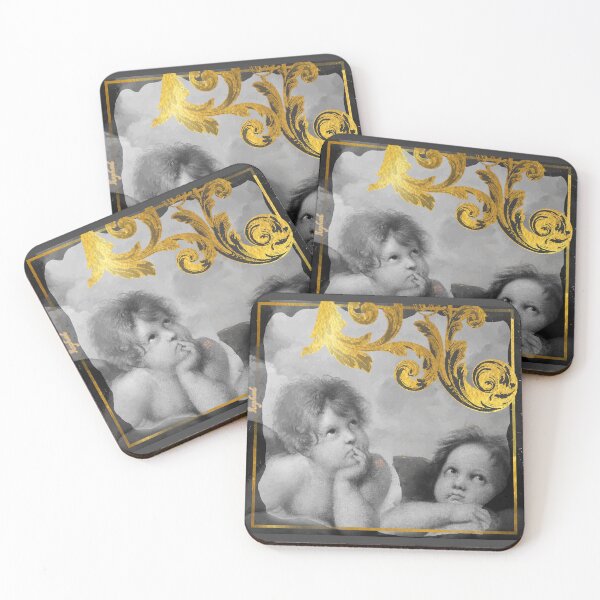 Item preview, Angels, Painting by Raphael Sanzio, with his Signature (ACCI)  designed and sold by VanyssaGraphics.
