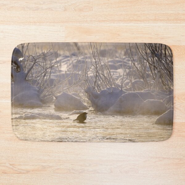 Item preview, Freezing cold dip. White-throated dipper designed and sold by Jouko Lehto Photography.