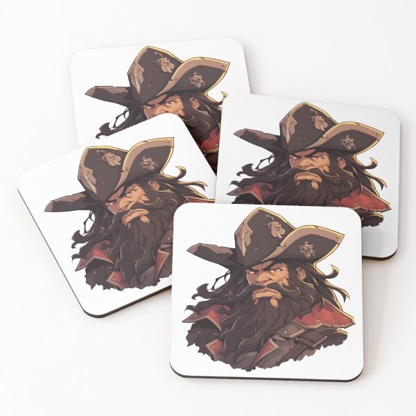 Item preview, Blackbeard, legendary pirate designed and sold by MidArtForge.