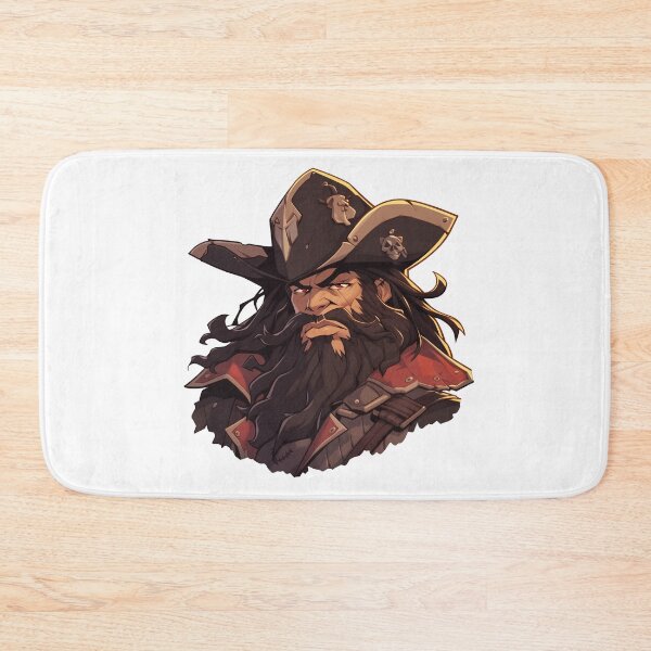 Item preview, Blackbeard, legendary pirate designed and sold by MidArtForge.