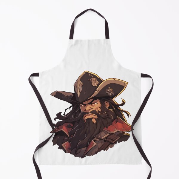Item preview, Blackbeard, legendary pirate designed and sold by MidArtForge.