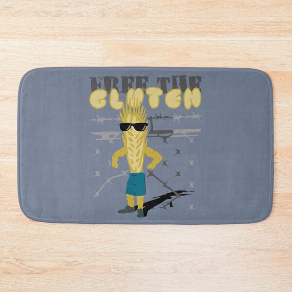 Item preview, Free the Gluten! parody joke diet cartoon  designed and sold by meldra.