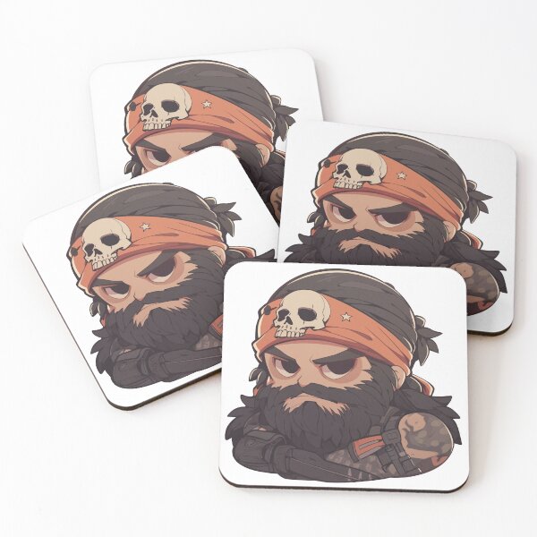 Item preview, Blackbeard, legendary pirate designed and sold by MidArtForge.