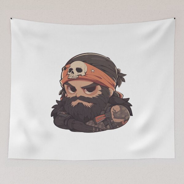 Item preview, Blackbeard, legendary pirate designed and sold by MidArtForge.