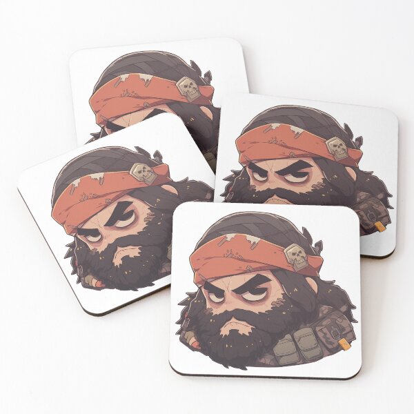 Item preview, Blackbeard, legendary pirate designed and sold by MidArtForge.