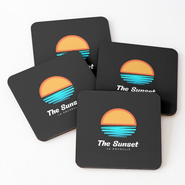 Item preview, La Rochelle Sunset Retro design designed and sold by RetroDesignsNW.
