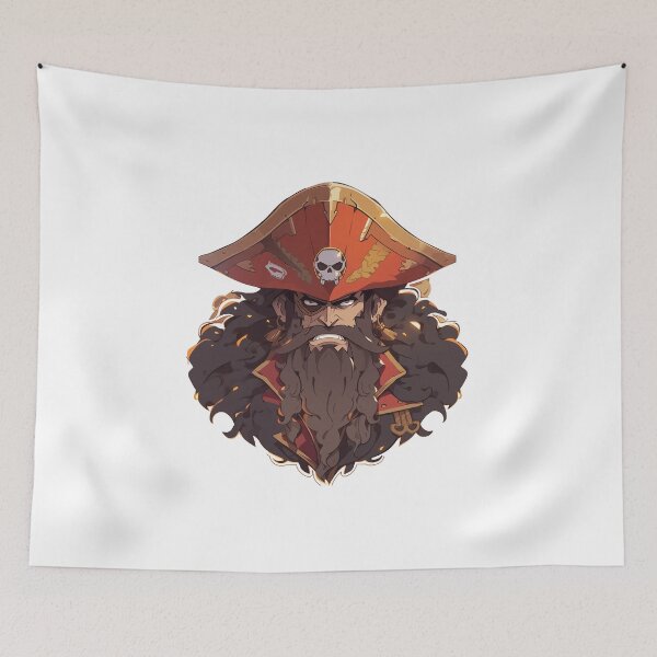 Item preview, Blackbeard, legendary pirate designed and sold by MidArtForge.