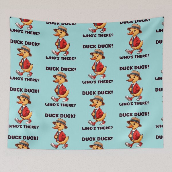 Item preview, Duck Duck! Who's there? , Cute Duck, Adorable Duck, Kawaii Funny Duck designed and sold by SnuggleSafari.
