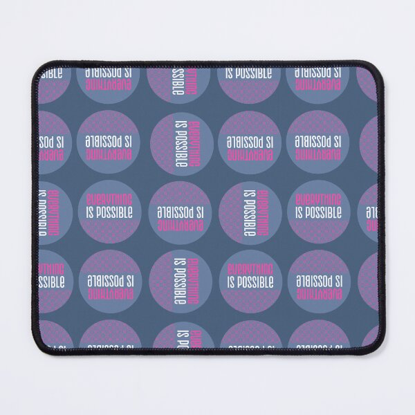 Item preview, Possibility Blooms: Colorful Rounded Sticker - 'Everything is Possible' designed and sold by DesigntshirtWB.