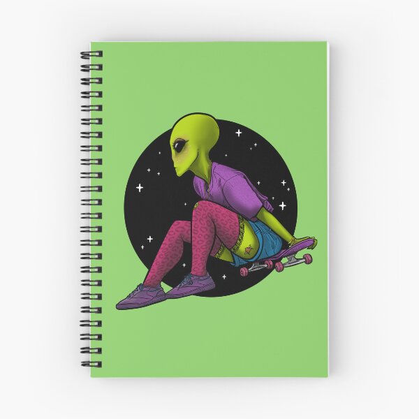 Item preview, Cosmic Skater: Alien on a Skateboard designed and sold by daydreamkitten.