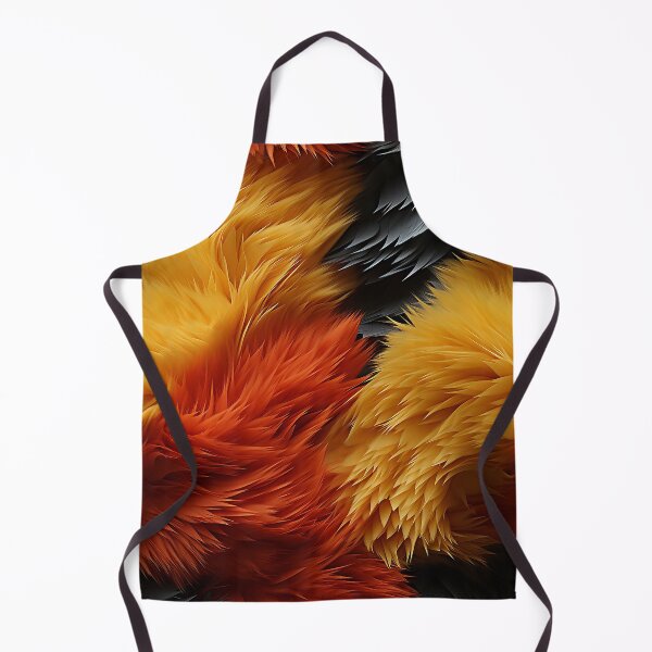 Item preview, Orange Yellow Gray Furry feathers 2 designed and sold by Reichcorp.