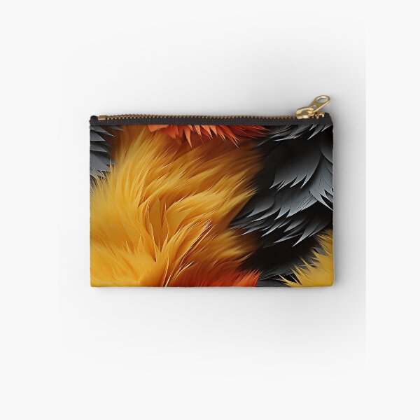 Item preview, Orange Yellow Gray Furry feathers 2 designed and sold by Reichcorp.