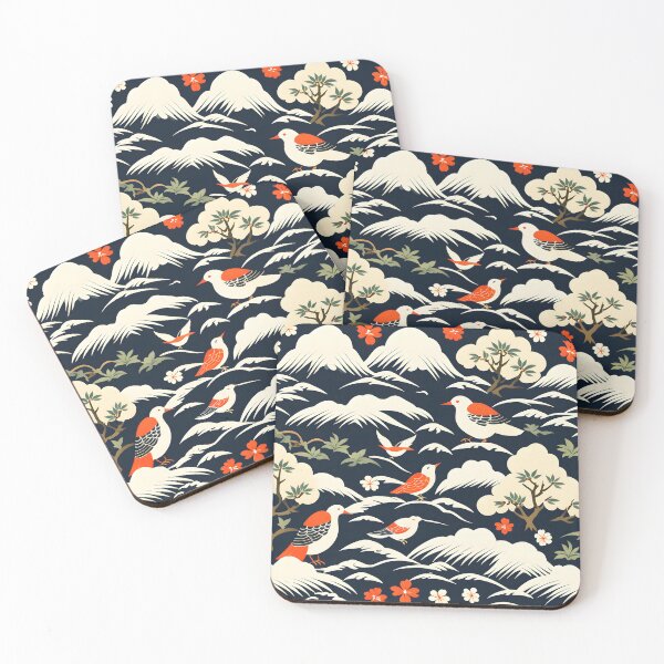 Item preview, Illustration , Far East Folk Art Inspired Design designed and sold by GPrint001.