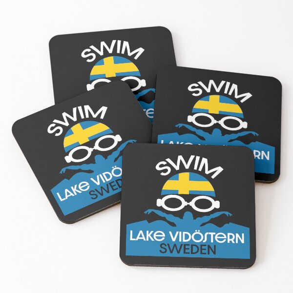 Item preview, Lake Vidöstern Sweden Swim designed and sold by happygiftideas.