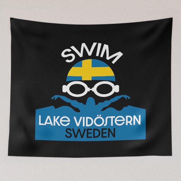 Item preview, Lake Vidöstern Sweden Swim designed and sold by happygiftideas.