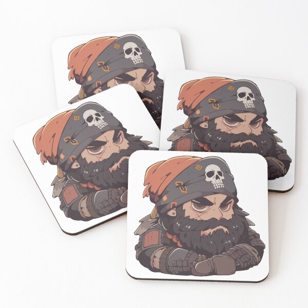 Item preview, Blackbeard, legendary pirate designed and sold by MidArtForge.