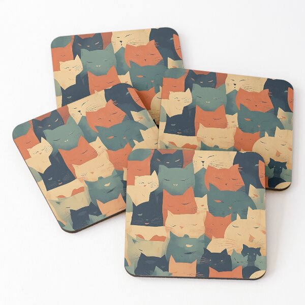 Item preview, A glaring of cats, Clowder designed and sold by KiraChie.