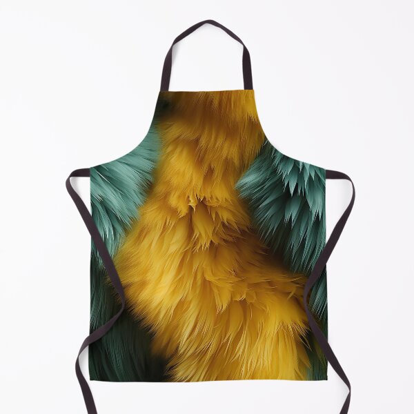 Item preview, Copy of Turquoise Yellow Furry feathers 2 designed and sold by Reichcorp.