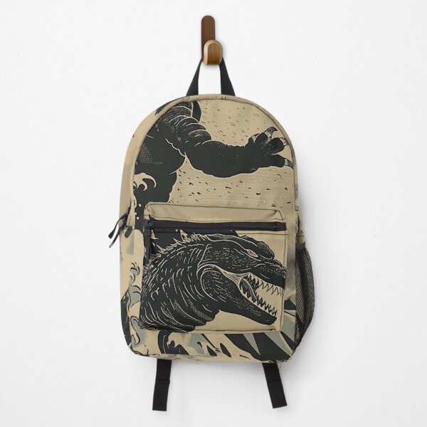Item preview, Katsushika Hokusai - Godzilla In The Great Wave off Kanagawa designed and sold by PrintShangri-La.