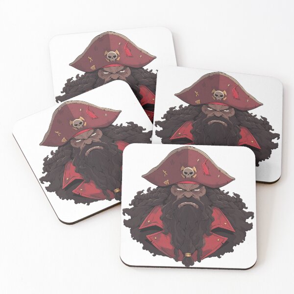 Item preview, Blackbeard, legendary pirate designed and sold by MidArtForge.