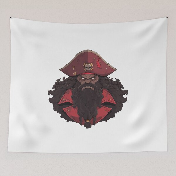 Item preview, Blackbeard, legendary pirate designed and sold by MidArtForge.