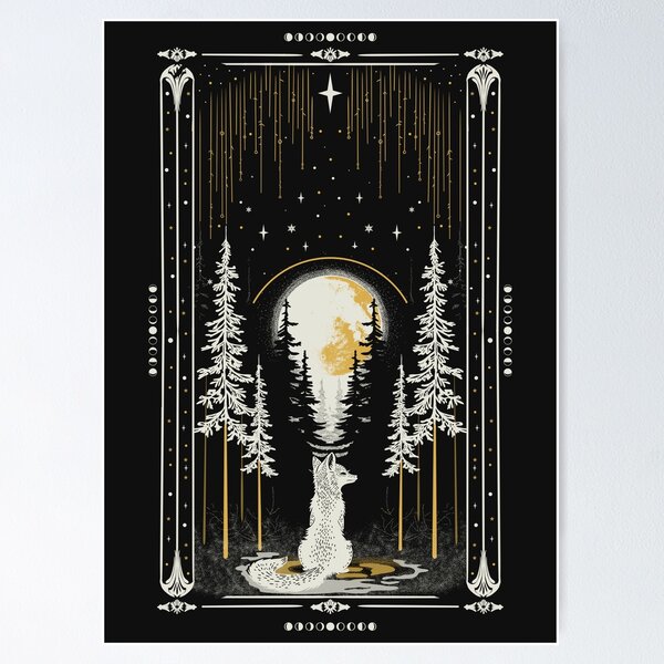 Artikel-Vorschau von Unschuld - Himmlische Fuchs-Tarot-Kunst, designt und verkauft von daianaart.