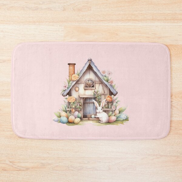 Item preview, Spring Charm: Rabbit Hut with Easter Decorated Egg. designed and sold by BorczVisuals.