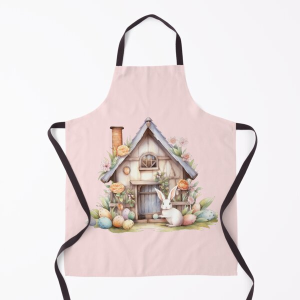 Item preview, Spring Charm: Rabbit Hut with Easter Decorated Egg. designed and sold by BorczVisuals.