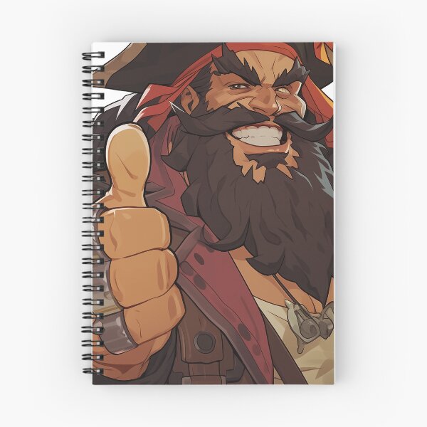Item preview, Blackbeard, legendary pirate designed and sold by MidArtForge.