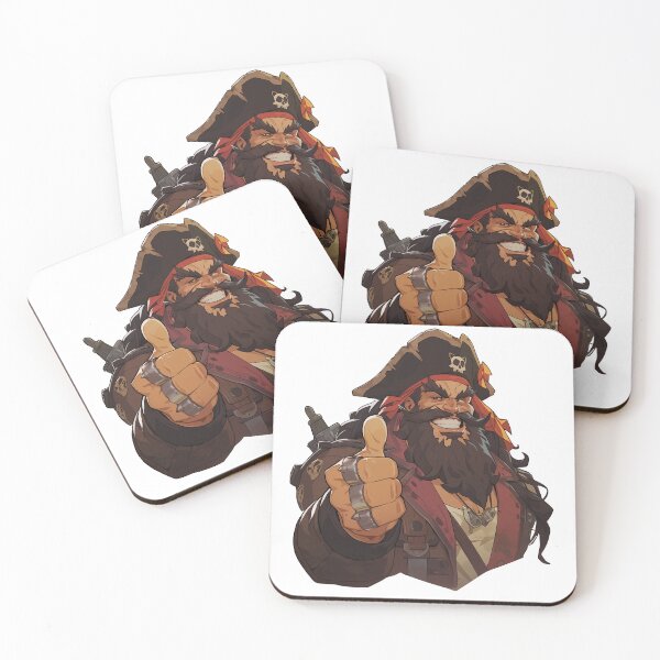 Item preview, Blackbeard, legendary pirate designed and sold by MidArtForge.