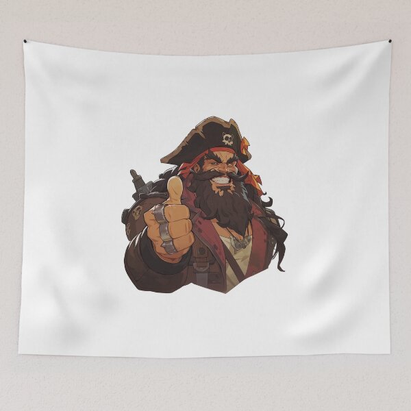 Item preview, Blackbeard, legendary pirate designed and sold by MidArtForge.