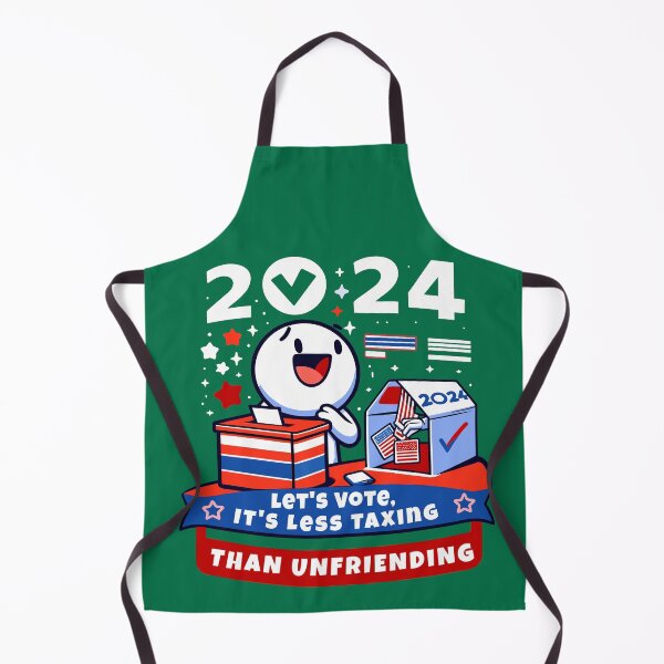 Item preview, Vote With Ease Tee - 'Less Taxing Than Unfriending' 2024 Election Humor designed and sold by FebricFusion.