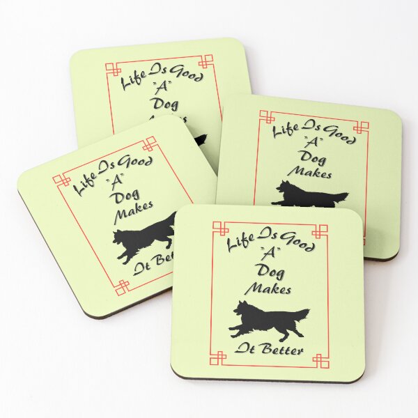 Item preview, " Life Is Good A Dog Makes It Better" Tee Essential T-Shirt " designed and sold by Wabi-SabiStudio.