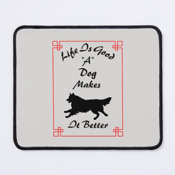 Item preview, " Life Is Good A Dog Makes It Better" Tee Essential T-Shirt " designed and sold by Wabi-SabiStudio.