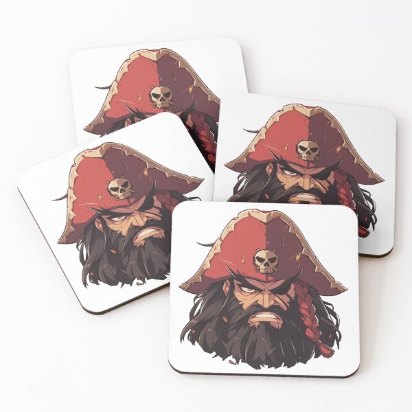 Item preview, Blackbeard, legendary pirate designed and sold by MidArtForge.