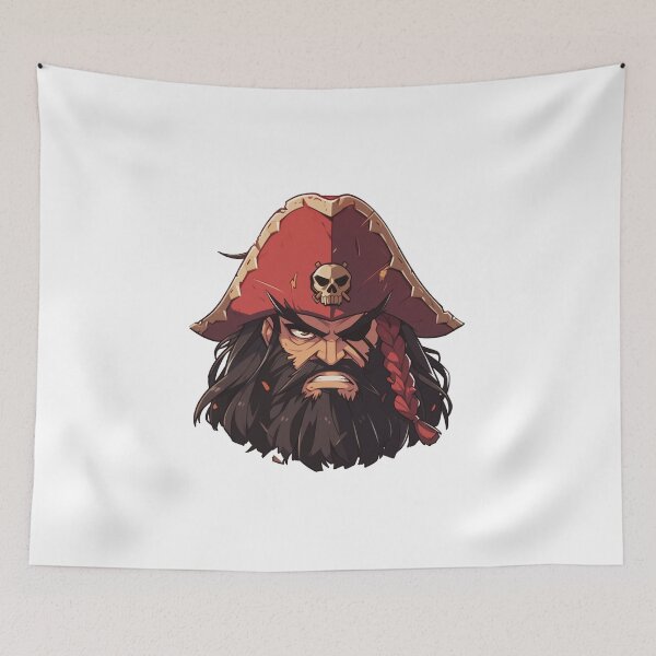 Item preview, Blackbeard, legendary pirate designed and sold by MidArtForge.