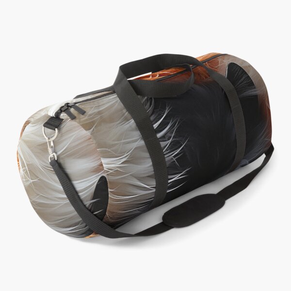 Item preview, Black Orange White Furry feathers (12) designed and sold by Reichcorp.