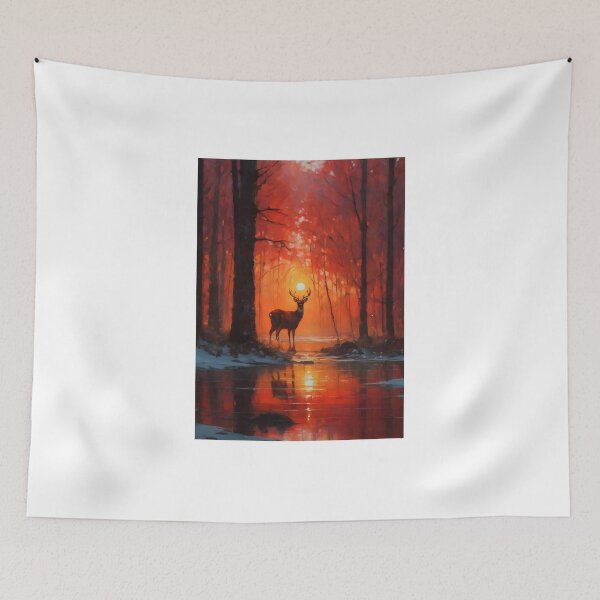Item preview, Elk In The Forest designed and sold by OldschoolCrew.