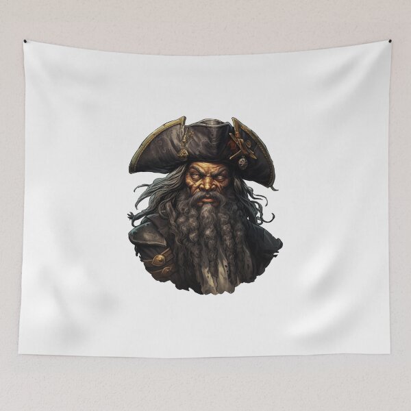 Item preview, Blackbeard, legendary pirate designed and sold by MidArtForge.