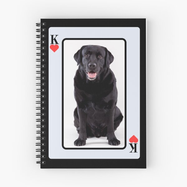 Item preview, Black Labrador King Of Hearts designed and sold by HighwayForSouls.