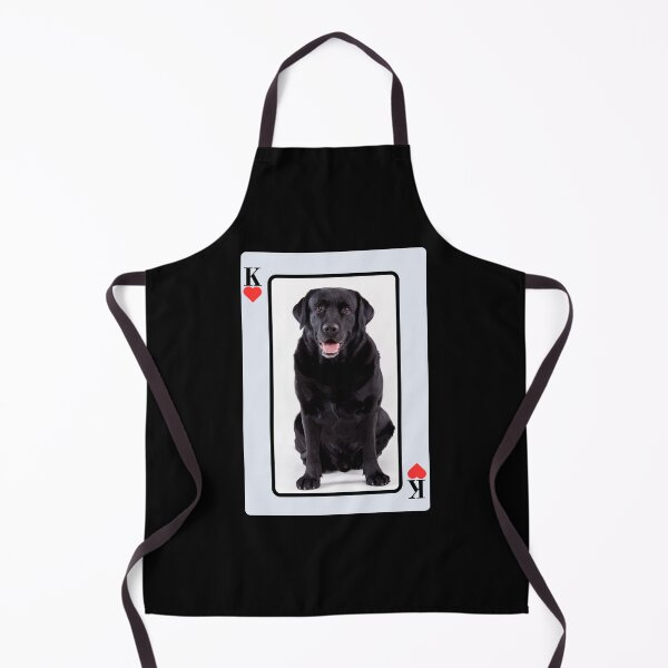 Item preview, Black Labrador King Of Hearts designed and sold by HighwayForSouls.